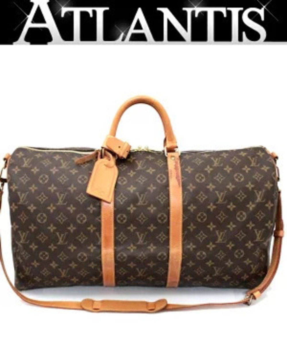 Louis Vuitton Keepall Bandouliere Boston Bag Shoulder Monogram